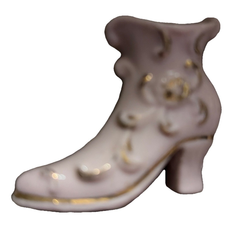 Vintage Miniature Ceramic Porcelain‎ Boot Shoe Japan